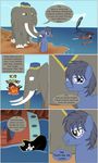  2017 comic elephant equine fan_character horse lies male mammal mlp-silver-quill my_little_pony pony shipwreck 