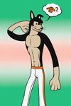  buddy_thunderstruck buddy_thunderstruck_(character) canine clothed clothing dog male mammal mattdrawsmen_(artist) muscular topless 