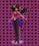  brown_eyes brown_hair cosplay succubus suzumiya_haruhi suzumiya_haruhi_no_yuuutsu urielmanx7 