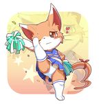 artist_request cat cheerleading furry red_eyes socks 