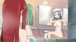  3girls animated animated_gif ass bath bisca_mulan blue_hair erza_scarlet fairy_tail levy_mcgarden long_hair multiple_girls nude red_hair short_hair 
