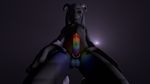  3d_(artwork) amenhoamsi asriel_dreemurr balls caprine digital_media_(artwork) glowing glowing_penis god_of_hyperdeath horn male mammal nude penis rainbow solo source_filmmaker undertale video_games 