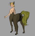  anus blush centaur clitoris cuntboy emberassed equine equine_taur hair horse intersex male mammal nude pussy solo taur toxicempress3 