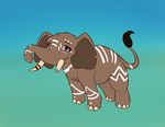  african_elephant alorix bodypaint elephant feral mammal princess_bintemba 