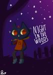  cat feline mae_(nitw) mammal night_in_the_woods outside 