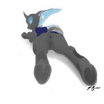  animal_genatalia anus changeling feet female hooves invalid_tag my_little_pony pussy solo terabyte_(artist) underhoof 