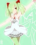  female green_hair hair humanoid kirlia looking_at_viewer nintendo pok&eacute;mon red_eyes smile solo takeshima_(nia) video_games 