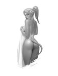  breasts draenei female horn humanoid krysdecker pussy solo towel video_games warcraft 