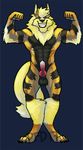  anthro arcanine balls canine knot male mammal nintendo penis piefacedraws pok&eacute;mon video_games 