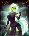  5_fingers anthro clothed clothing eyelashes fan_character female horn koveliana my_little_pony sile solo unisode yellow_eyes 