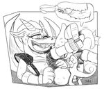  2017 anthro archie_sonic chameleon clothing dragon dulcy duo espio_the_chameleon female horn lizard male membranous_wings penetration penis reptile scalie sex skinbark sonic_(series) wings 