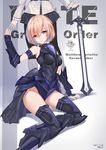  armor fate/grand_order huali pantyhose shielder_(fate/grand_order) signed sword thighhighs 