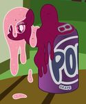 2017 badumsquish beverage beverage_can can equine fan_character female grape_soda horse mammal my_little_pony pony purple_eyes soda solo 
