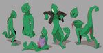  2017 anthro chameleon clothed clothing erection flookz jacket leon_powalski lizard male nintendo nude penis reptile scalie slit smile solo standing star_fox tongue tongue_out video_games 