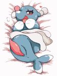  &lt;3 anus blush breath brionne erection eyelashes male mammal marine nintendo open_mouth penis pink_eyes pinniped pok&eacute;mon solo tapering_penis tongue unknown_artist video_games 