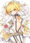  cleavage fate/extra fate/stay_night no_bra open_shirt pingo saber_bride saber_extra 