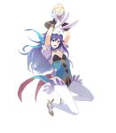  animal_ears bangs blue_choker blue_eyes blue_hair blue_leotard breasts bunny_ears bunny_tail choker easter easter_egg egg fire_emblem fire_emblem:_kakusei fire_emblem_heroes frilled_choker frills full_body gloves hat high_heels highres holding leotard long_hair lucina official_art open_mouth overskirt pantyhose puffy_sleeves short_sleeves small_breasts smile solo tail tomioka_jirou transparent_background 