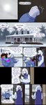  ambiguous_gender animated_skeleton anthro bone caprine clothed clothing comic english_text female goat hi_res human male mammal protagonist_(undertale) sans_(undertale) skeleton tc-96 text toriel undead undertale video_games 