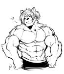  2017 anthro biceps booboo34 canine dog fur male mammal muscular muscular_male pecs solo 