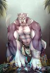  2016 abs anthro biceps booboo34 clothing fur loincloth male mammal muscular muscular_male pecs 