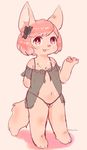  furry pink_eyes pink_hair rabbit sasamino short_hair 