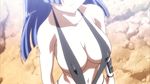  1girl animated animated_gif aresta_blanket bikini breasts cleavage erect_nipples fight_ippatsu!_juuden-chan!! large_breasts swimsuit 