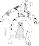  actionbastardvirginblstr anthro armor big_breasts bikini breasts cleavage clothed clothing female lizard open_mouth reptile scalie skimpy solo swimsuit 