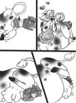  anthro blush bovine butt cattle female hooves male mammal nude taur teats udders unbirthing vore 