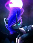  blue_eyes blue_fur cosmic_hair equine eyelashes feathered_wings feathers female feral friendship_is_magic fur hooves horn magnaluna mammal moon my_little_pony one_eye_closed princess_luna_(mlp) smile solo winged_unicorn wings 