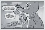  2017 anthro arctic_fox canine comic disney female fox jack_savage lagomorph male mammal mistermead rabbit skye_(zootopia) zootopia 