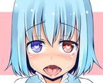  bad_id bad_pixiv_id commentary_request garasuita heart heart-shaped_pupils open_mouth solo symbol-shaped_pupils tatara_kogasa tongue tongue_out touhou 