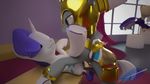  3d_(artwork) anal animated anus blufeather digital_media_(artwork) equine female feral friendship_is_magic horse mammal my_little_pony pony pussy rarity_(mlp) royal_guard_(mlp) sound 