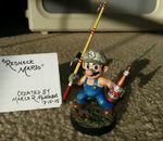  beer_bottle blue_eyes brown_footwear character_name dated figure fishing_rod hat male_focus mario mario_(series) photo shoes solo super_mario_bros. text_focus 