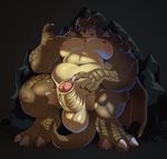  2017 3_toes anthro areola balls bedroom_eyes biceps big_balls big_biceps big_muscles big_pecs big_penis boosterpang brown_eyes brown_scales brown_tail chair claws digitigrade dragon erection foreskin foreskin_play foreskin_pull front_view gaw_(character) grey_background grey_skin grin half-closed_eyes horn huge_muscles huge_penis humanoid_penis inviting long_tail looking_at_viewer male membranous_wings moobs multicolored_skin musclegut muscular muscular_male nipples nude open_mouth overweight partially_retracted_foreskin pecs penis pink_nipples pink_tongue presenting reptile scales scalie seductive sharp_teeth simple_background smile snout solo spread_legs spreading story_at_source tan_skin teeth thick_penis thick_thighs throne toe_claws toes tongue uncut wings 
