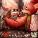  bed canine cum cum_in_mouth cum_inside disney fellatio female fox invalid_tag judy_hopps kateshi lagomorph male male/female mammal nick_wilde oral orgasm rabbit sex zaerauskii zootopia 