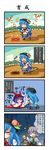  4koma comic highres hinanawi_tenshi image_sample md5_mismatch multiple_girls nagae_iku nazrin parody pixiv_sample pokemon pote_(ptkan) touhou translated 