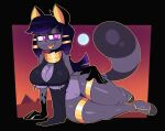 2024 absurd_res alyx_(buxy) anthro big_breasts breasts buxy canid canine cleavage clothed clothing digital_media_(artwork) egyptian egyptian_clothing eyebrow_through_hair eyebrows facial_markings featureless_crotch female female_anthro fingers front_view full-length_portrait full_moon fur glistening_eyelids gold_(metal) gold_jewelry grey_body grey_fur hair half-closed_eyes head_markings hi_res jewelry legband lying mammal markings mask_(marking) moon narrowed_eyes on_side open_mouth open_smile portrait pyramid raccoon_dog ring_(marking) ringed_tail sky smile solo striped_markings striped_tail stripes tail tail_markings tanuki thick_thighs thighband translucent translucent_hair under_boob usekh