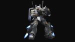  3d aiming beam_rifle cable commentary_request earth_federation_space_forces energy_gun gassan_(7nan8ku) gun gundam highres hizack machinery mecha mecha_focus mobile_suit no_humans one-eyed realistic robot roundel science_fiction shield space thrusters weapon zero_gravity zeta_gundam 