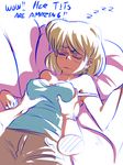  1girl blonde_hair breast_grab jcm2 lori_loud sketch sleep_molestation sleeping the_loud_house 