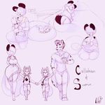  ambiguous_gender anthro baby bed big_breasts breastfeeding breasts child chinchilla clothed clothing dress family feline female full_body group hair_over_eyes holding_belly lying male mammal nite on_side pacifier pants pregnant rodent shirt sketch_page smile standing tiger wide_hips young 