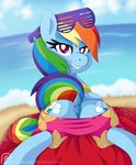  2017 anus big_butt biting_lip butt cutie_mark equine female feral friendship_is_magic hi_res horse looking_at_viewer looking_back mammal my_little_pony pearlyiridescence pony rainbow_dash_(mlp) smile solo 