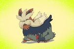  commentary_request dog gen_5_pokemon gen_7_pokemon koyukiyasu litten no_humans pokemon pokemon_(anime) pokemon_(creature) pokemon_sm_(anime) smile stoutland 