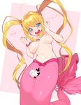  bad_id bad_pixiv_id bangs blonde_hair blue_eyes blush bracelet breasts censored crying crying_with_eyes_open cum dildo earrings eyebrows_visible_through_hair female_ejaculation hair_ornament heart heart_censor highres jewelry large_breasts long_hair low_twintails mermaid mermaid_melody_pichi_pichi_pitch monster_girl nanami_lucia navel necklace nipples nude object_insertion ohisashiburi open_mouth pussy seashell shell simple_background sobbing solo tearing_up tears twintails vaginal vaginal_object_insertion 