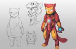  cat costume iron_man marvel no_humans parody pump_(pumpqmuq) 