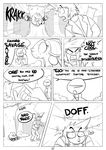  2017 angry annoyed anon anthro battle claws clothed clothing comic confident counting cursing determination dialogue domination elekid english_text excited female fight happy hi_res horn human male mammal monochrome nidoqueen nintendo open_mouth outside pok&eacute;mon regret revenge scalie short_ears shoutingisfun size_difference sound_effects standing surprise sweat text throwing tree victory video_games wide_eyed yelling 