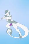  anthro balls erection fur hair looking_at_viewer male miiyori nude sergal simple_background solo 