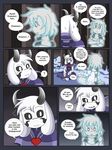  anthro asriel_dreemurr boss_monster caprine clothed clothing comic dialogue duo english_text fur ghost goat hair human jewelry mammal necklace scarf speech_bubble spirit taggen96_(artist) text undertale video_games 