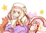  1girl alice_(tales) animal blonde_hair bloomers boots cat hat jacket rapier smile sword tales_of_(series) tales_of_symphonia_knight_of_ratatosk weapon yellow_eyes 