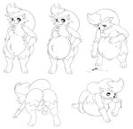  2016 all_fours anthro anthrofied anus ass_up bent_over butt chest_tuft digital_media_(artwork) grin line_art longlevy looking_at_viewer mammal monochrome multiple_scenes nintendo nude oral_vore pok&eacute;mon pok&eacute;morph pussy raised_tail simple_background sketch skunk skuntank smile solo standing tongue tongue_out tuft video_games vore white_background 