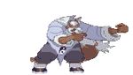  animated animated_gif beard dark_skin drunk drunk_master fighting_stance idle_animation long_beard long_hair martial_masters old_man pixel_art white_hair yin_yang 